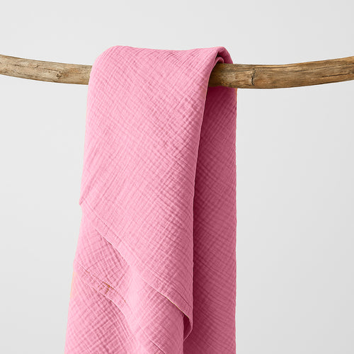 Maxi svøb – økologisk GOTS-certificeret bomuldsmusselin, 100x100 cm, blødt og alsidigt til svøb, amning og pusletid