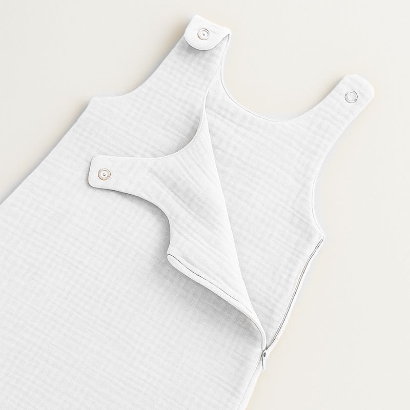 Vintersovepose i økologisk bomuld med blødt fyld – hvid – Papate