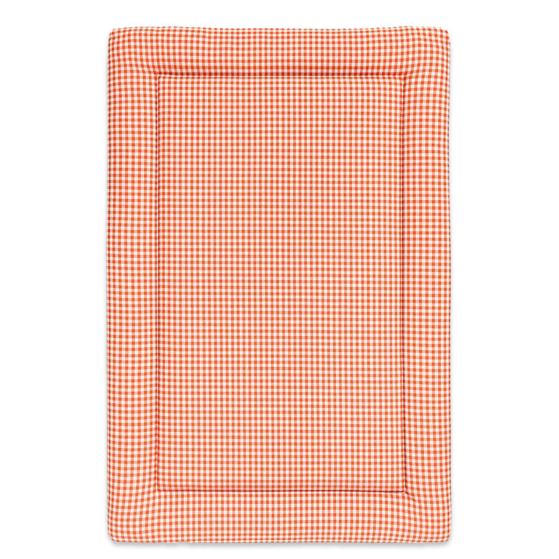Økologisk babydyne i bomuld – ternet, fremstillet i Frankrig