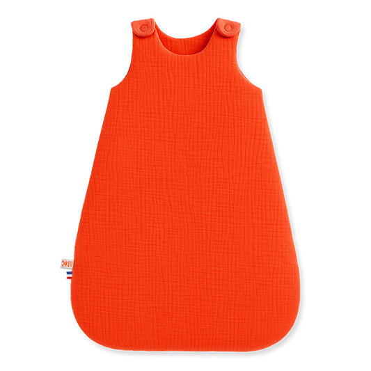 Vintersovepose i økologisk bomuld med blødt fyld – jordbærfarvet – Papate