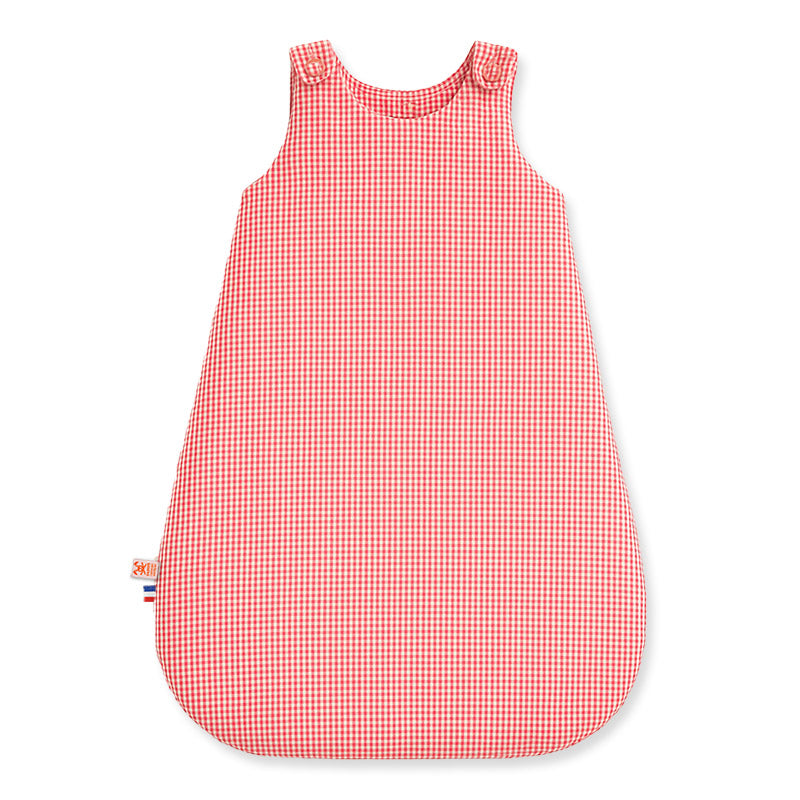 Vintersovepose i økologisk bomuld med blødt fyld – ternet – Papate