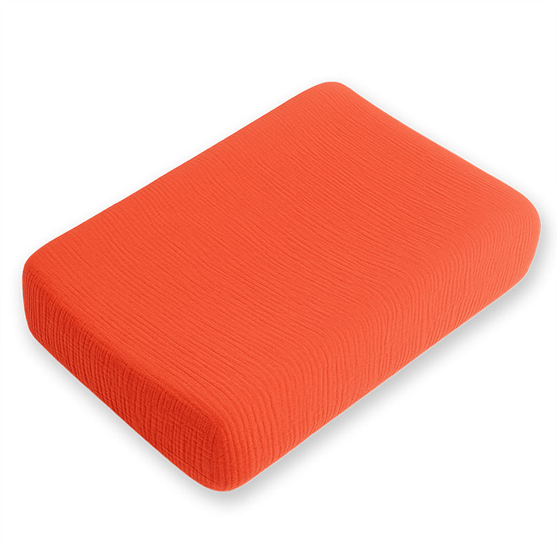 Betræk til puslepude i økologisk bomuld, fremstillet i Frankrig – blødt og åndbart stof til barnets pusleplads.