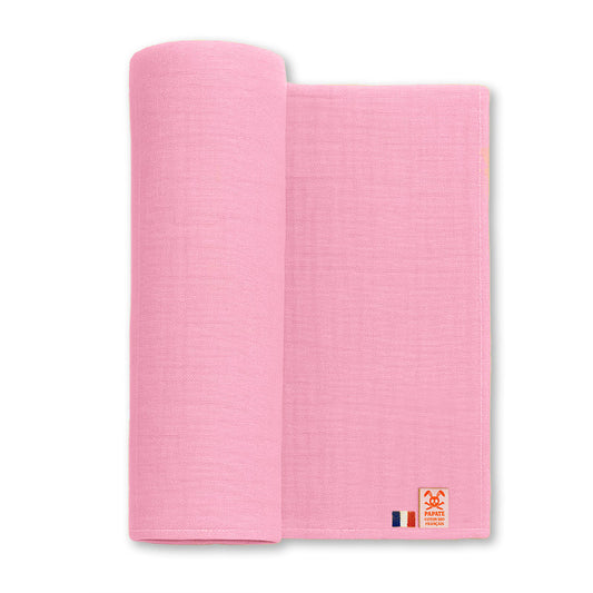 Stor stofble i økologisk bomuld – blød, åndbar og fremstillet i Frankrig