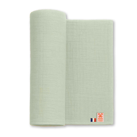 Stor stofble i økologisk bomuld – blød, åndbar og fremstillet i Frankrig